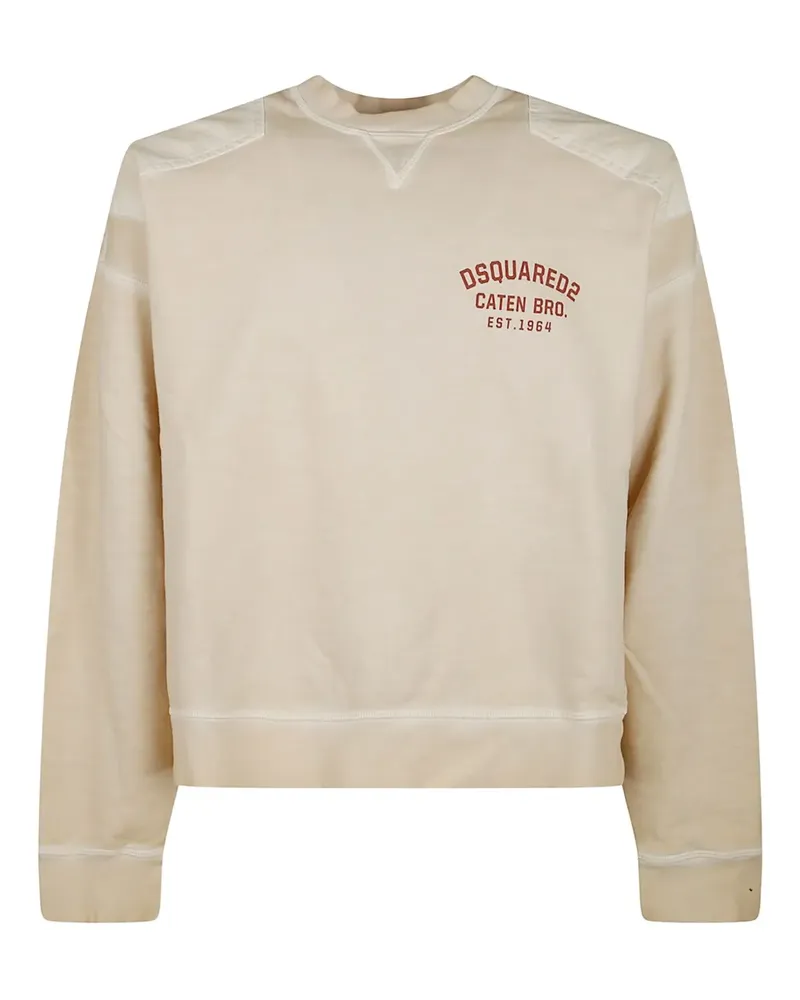 Dsquared2 shoulder-panel sweatshirt - Nude Nude