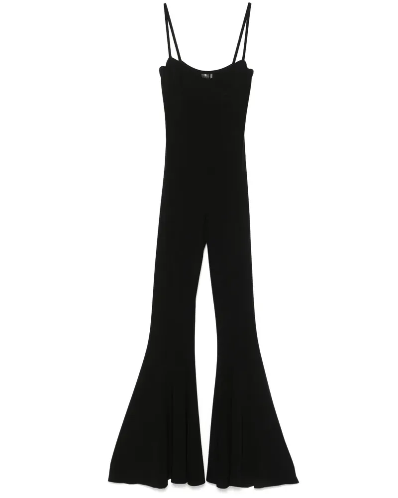 Norma Kamali Jumpsuit mit Bügel - Schwarz Schwarz