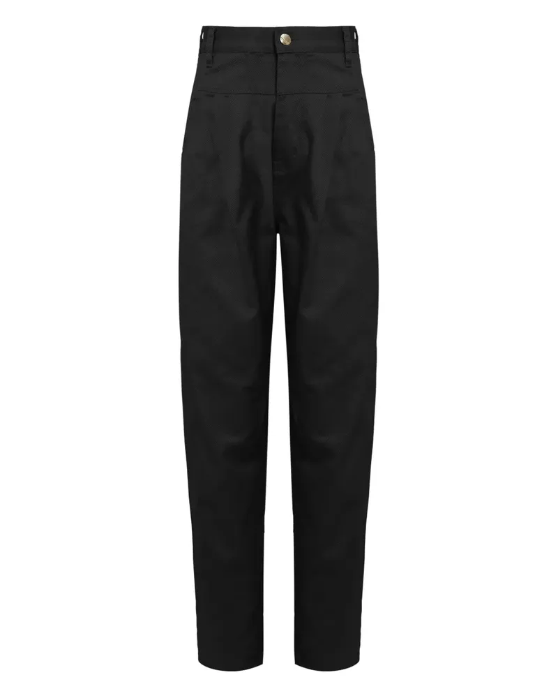 Amapô Hose mit Falten - Schwarz Schwarz