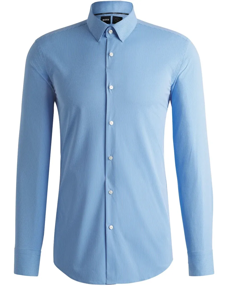 HUGO BOSS Gestreiftes Hemd - Blau Blau