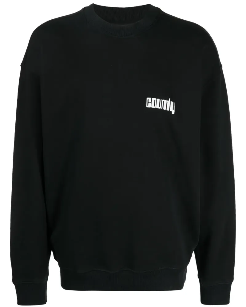 Marcelo Burlon | County of Milan Sweatshirt mit Logo-Print - Schwarz Schwarz