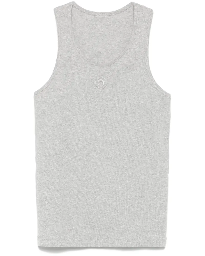 Marine Serre Crescent Moon Tanktop mit Stickerei - Grau Grau