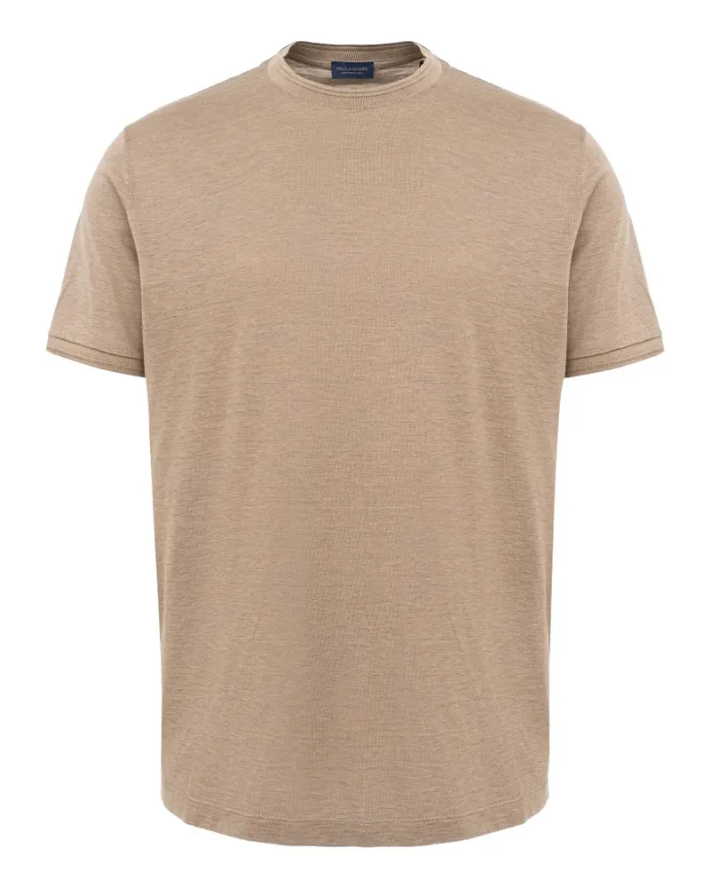 Paul & Shark T-Shirt mit rundem Ausschnitt - Nude Nude