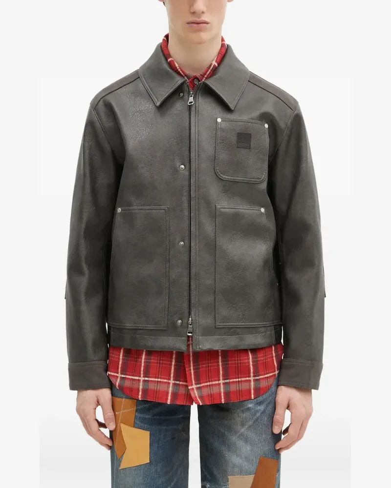 Andersson Bell Jacke mit Kontrasteinsatz - Grau Grau