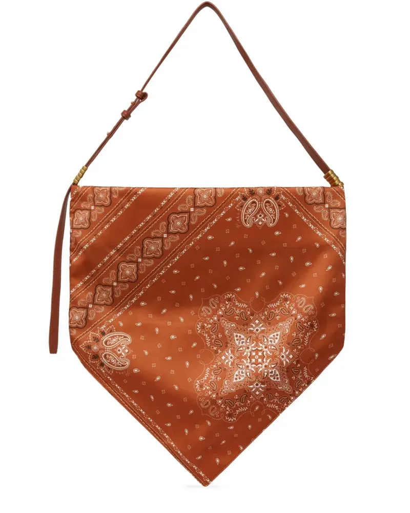 Pinko Schultertasche aus Leder - Braun Braun