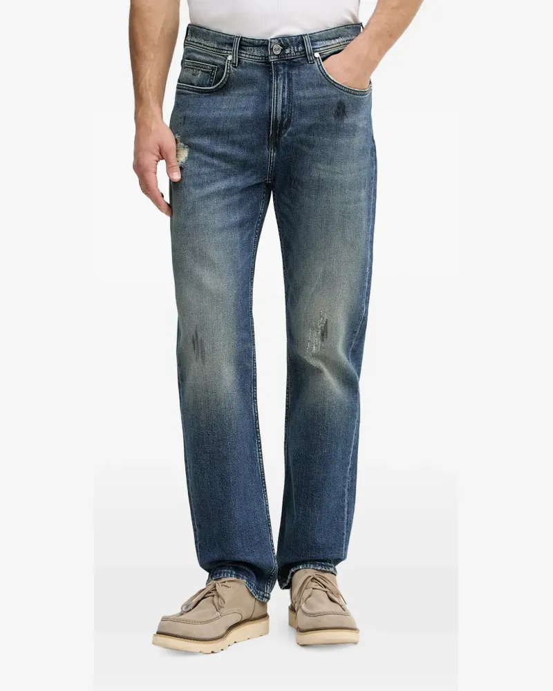 Karl Lagerfeld distressed faded jeans - Blau Blau