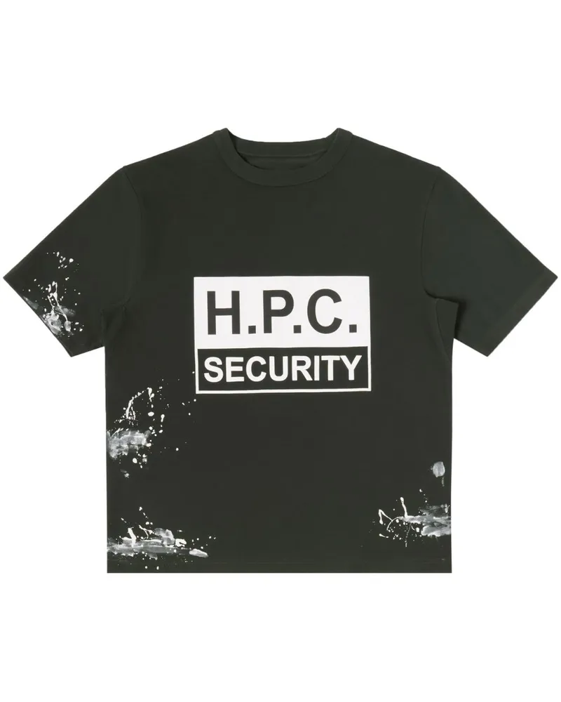 Heron Preston Security T-Shirt mit Logo-Print - Schwarz Schwarz