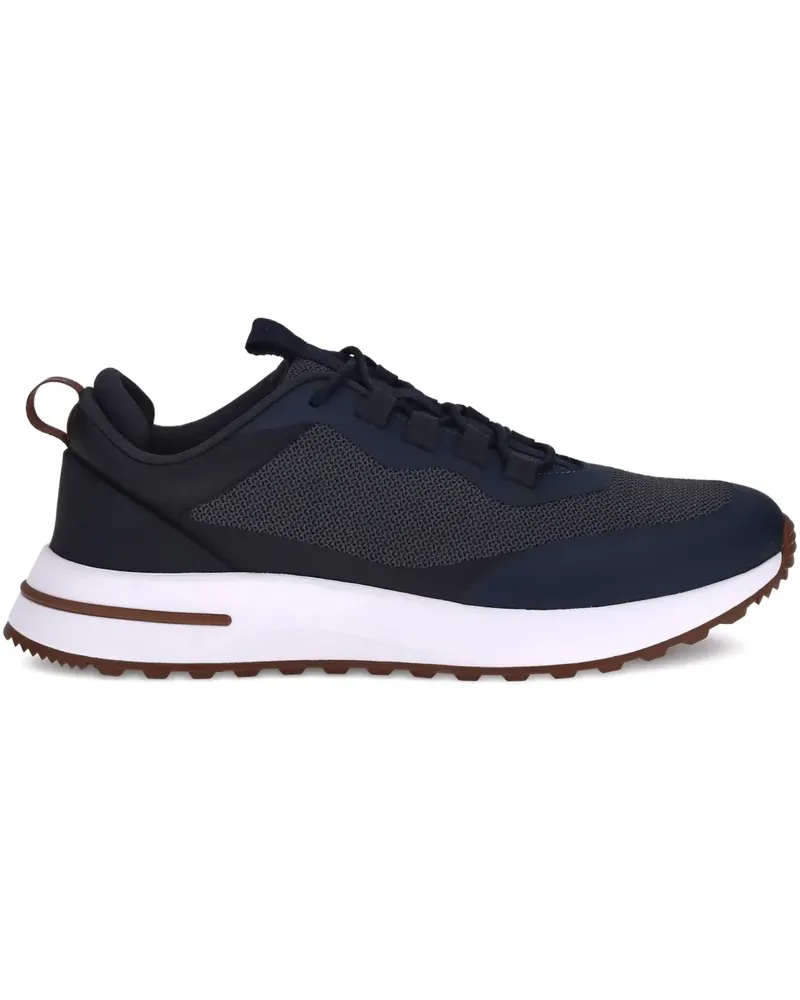 Loro Piana Sneakers mit Mesh-Einsatz - Blau Blau