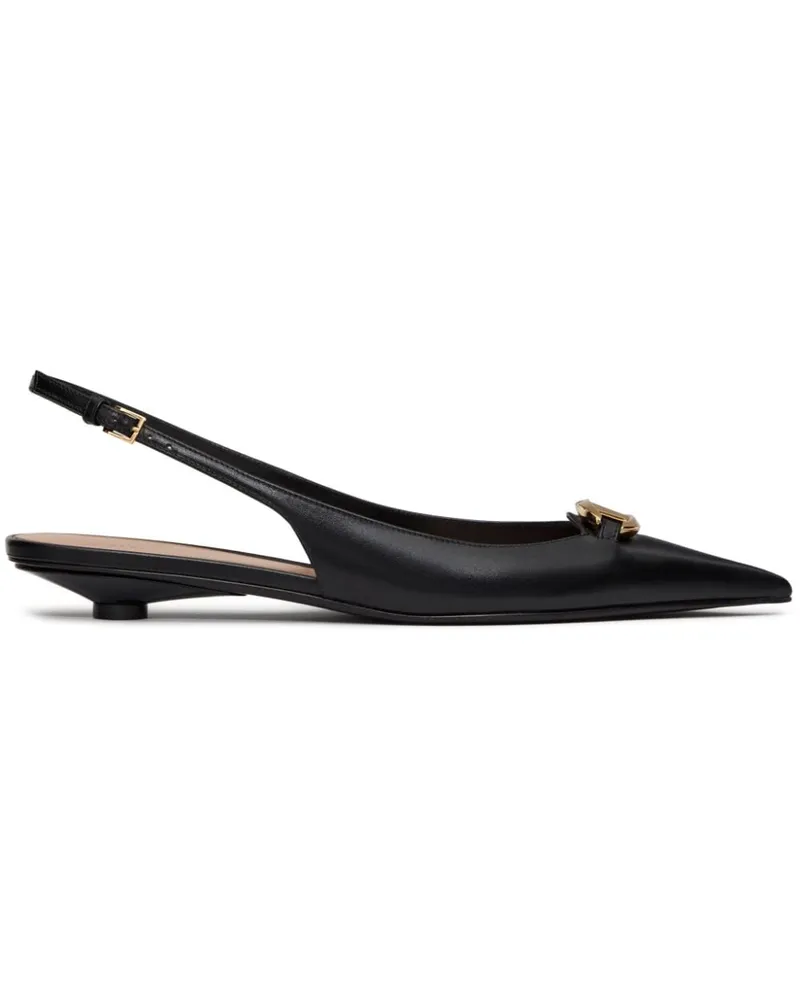 Valentino Garavani VLogo The Bold Edition Slingback-Pumps 20mm - Schwarz Schwarz