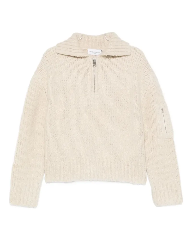 Brandon Maxwell Posie Pullover - Nude Nude