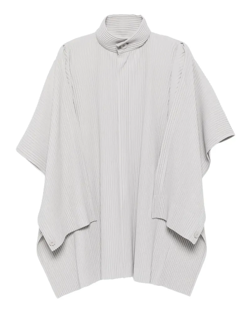 Issey Miyake Motion Blur Faltenjacke - Grau Grau