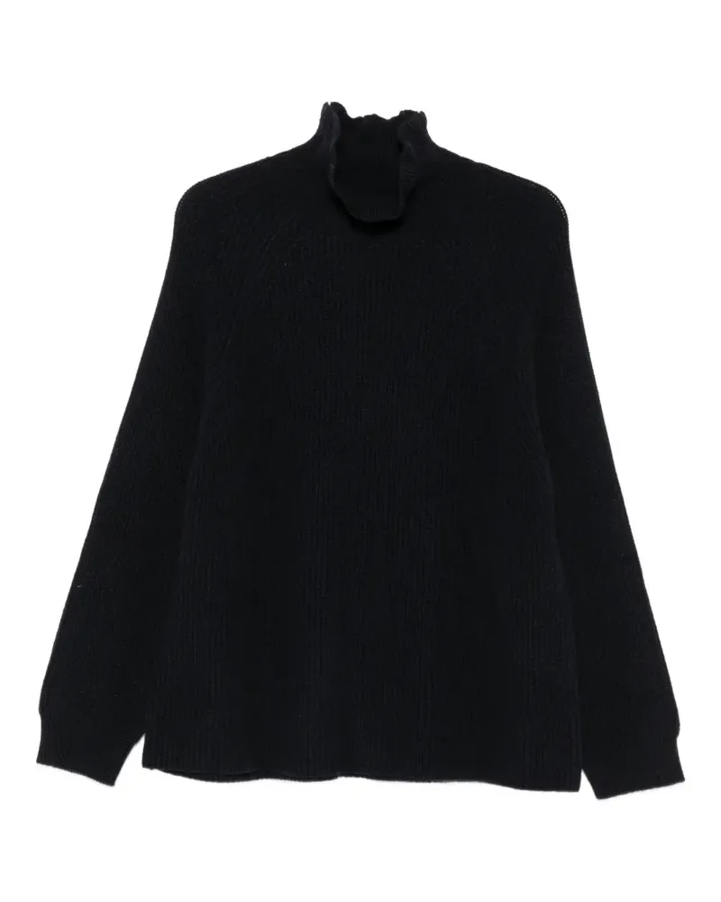 Liviana Conti ribbed-knit roll-neck sweater - Schwarz Schwarz
