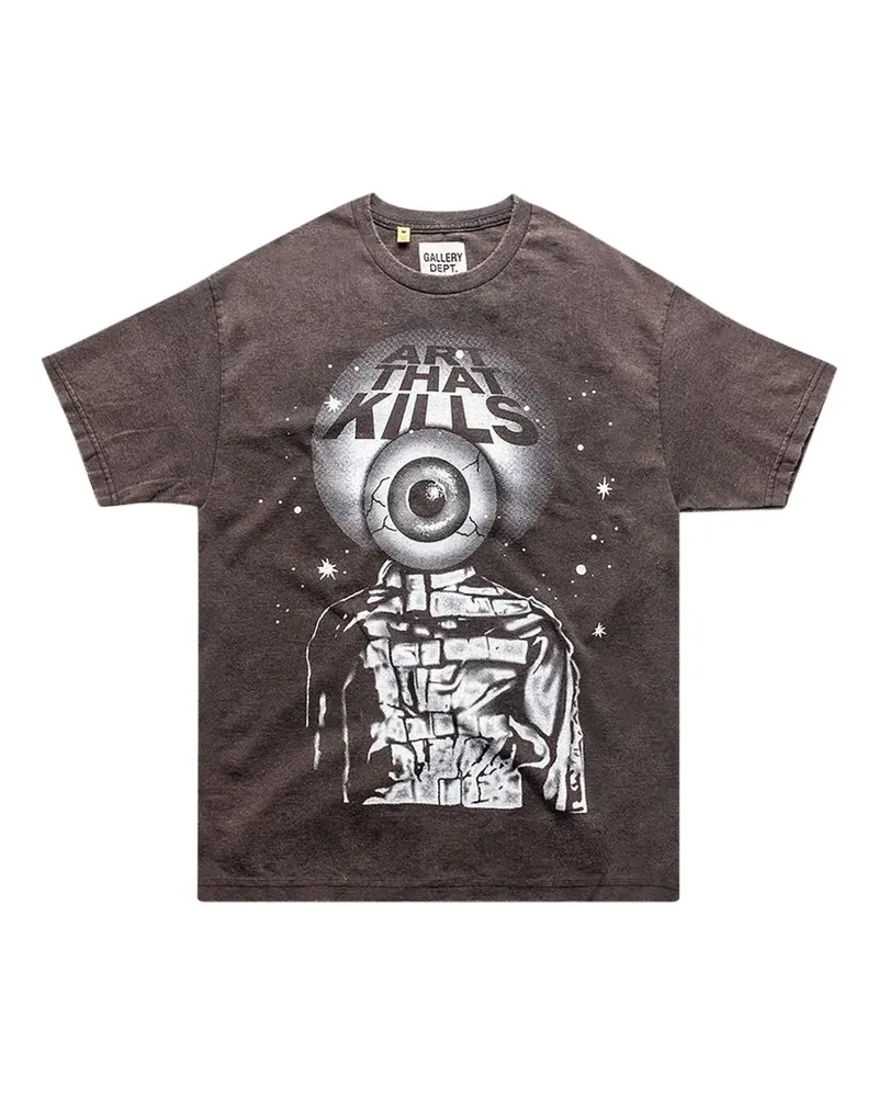 GALLERY DEPT. Art That Kills graphic-print T-shirt - Braun Braun