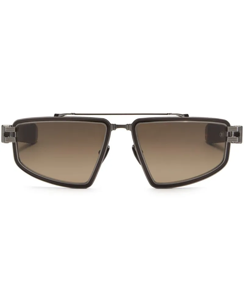 Balmain Getönte Pilotenbrille Schwarz