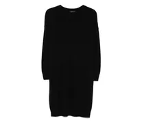 Kaschmirpullover mit V-Ausschnitt - Schwarz
