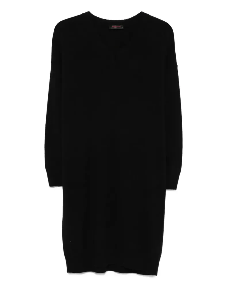 INCENTIVE! cashmere Kaschmirpullover mit V-Ausschnitt - Schwarz Schwarz