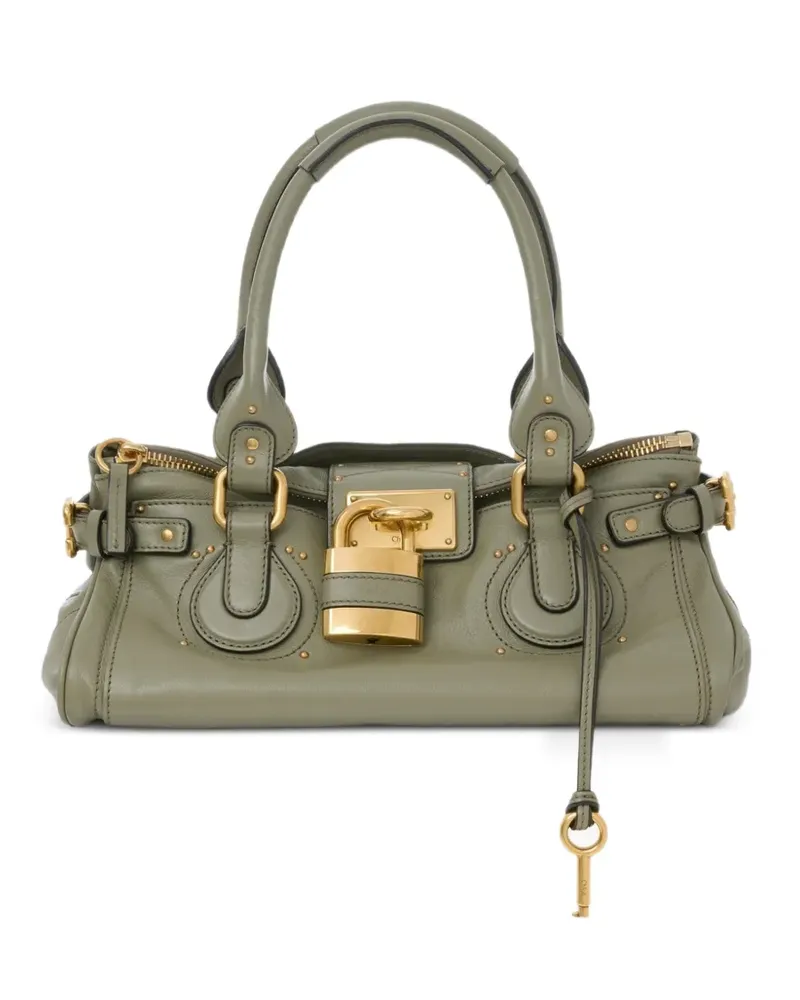 Chloé Paddington Tote Bag mit Schloss - Grün Grün