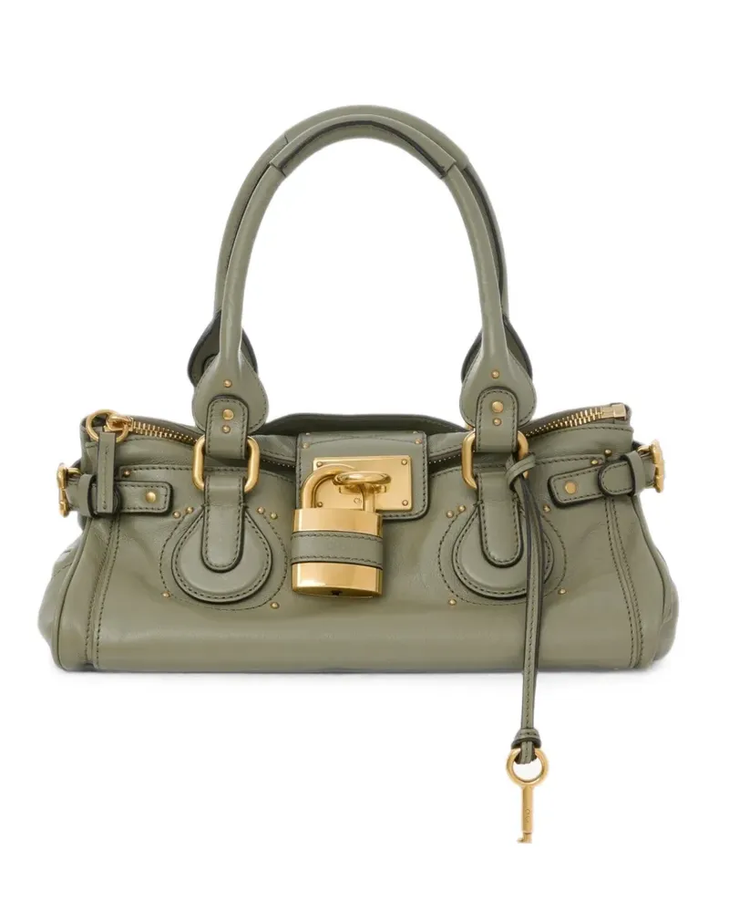 Chloé Paddington Tote Bag mit Schloss - Grün Grün