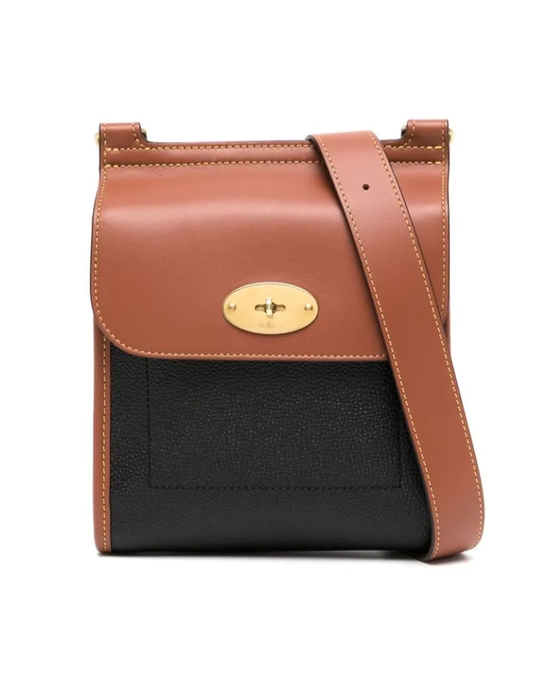 Mulberry Kleine Antony Schultertasche - Schwarz Schwarz