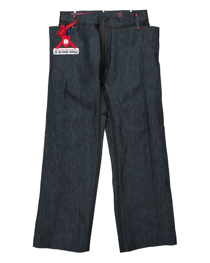 Walter van Beirendonck x G-Star Raw Jeans mit Verzierung - Blau Blau