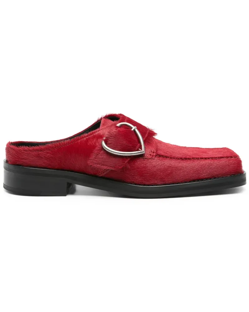 Martine Rose Loafer mit eckiger Kappe - Rot Rot