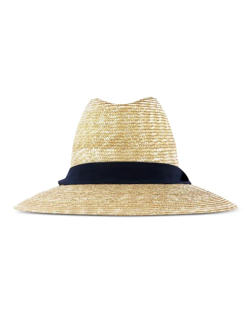 Gallo Fedora aus Raffiabast - Nude Nude