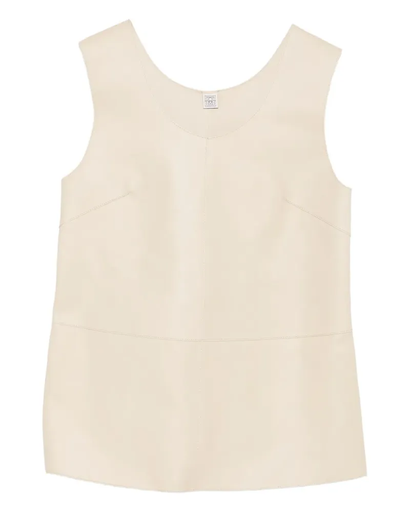 Totême Top mit rundem Ausschnitt - Nude Nude