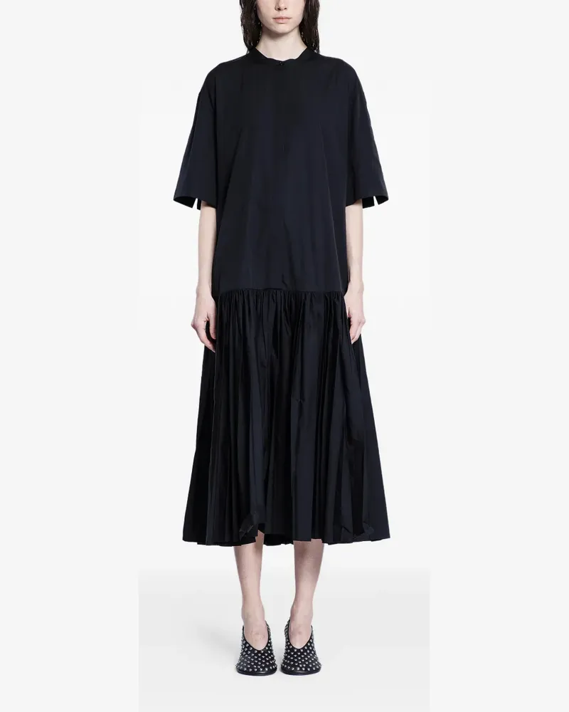 Jil Sander panelled midi dress - Schwarz Schwarz