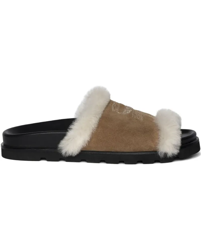Zadig & Voltaire Sandalen mit Stickerei - Braun Braun
