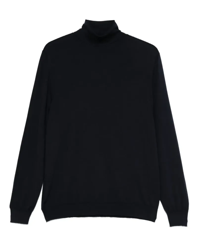 Kiton Pullover mit Rollkragen - Blau Blau