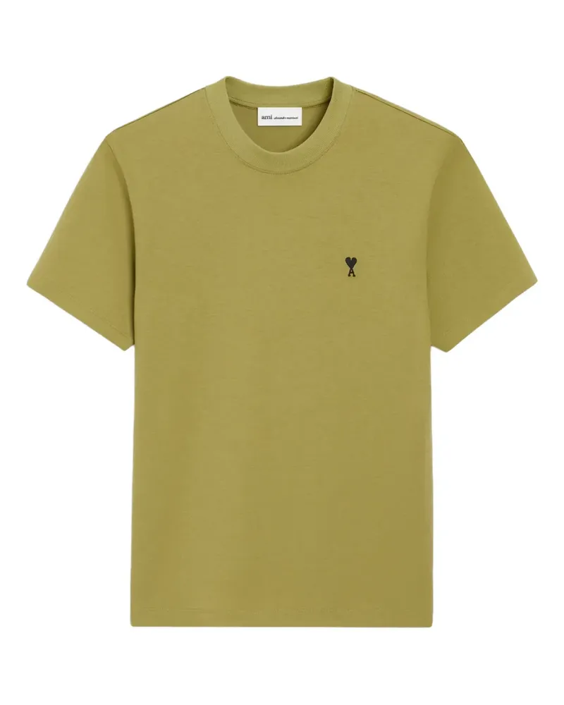 AMI Paris Ami Coeur-embroidery T-shirt - Grün Grün
