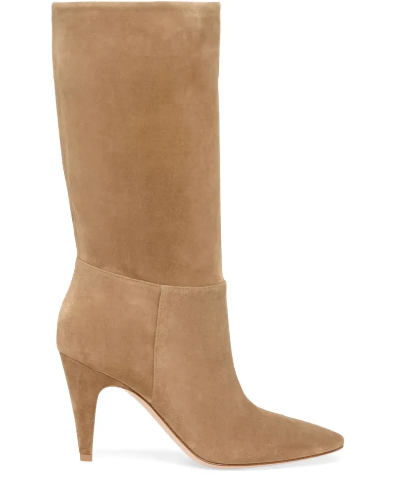 Gianvito Rossi Elise Stiefel - Nude Nude