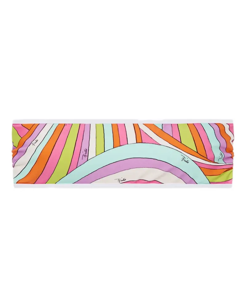 Emilio Pucci Bikinioberteil mit Irdie-Print - Rosa Rosa