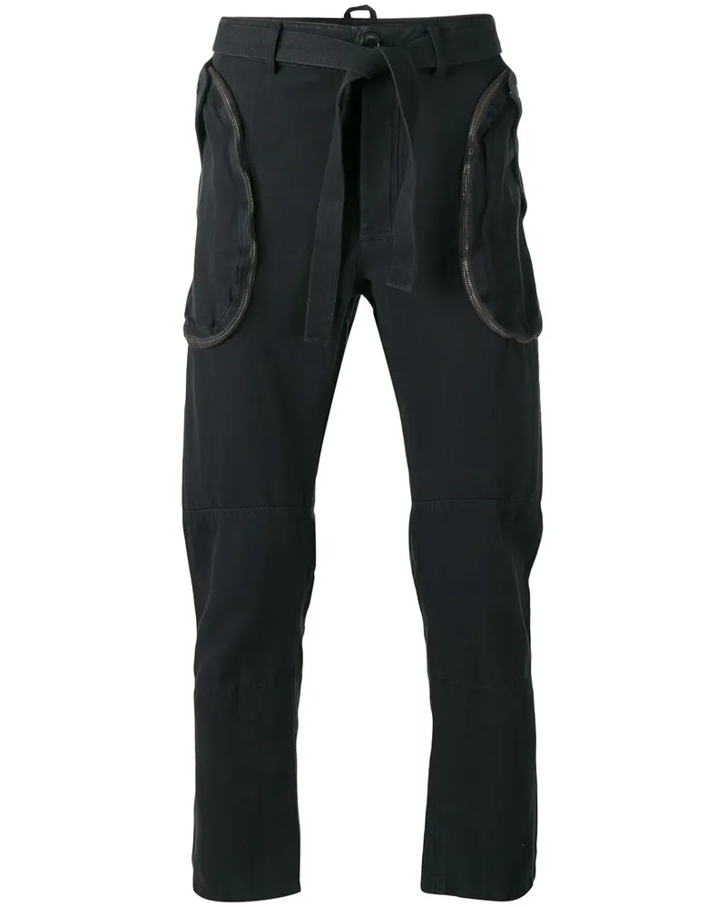 Faith Connexion Cargo-Hose mit Gürtel - Schwarz Schwarz