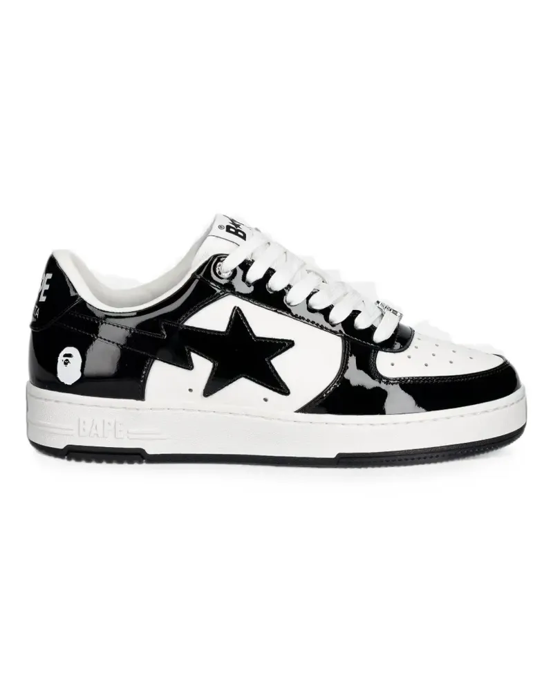 BAPE BAPE STA patent leather sneakers - Schwarz Schwarz