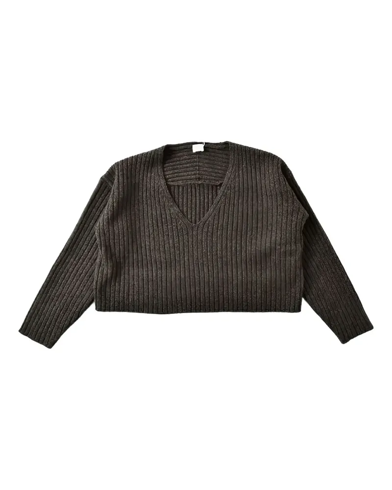 C.T.plage Pullover mit V-Ausschnitt - Braun Braun