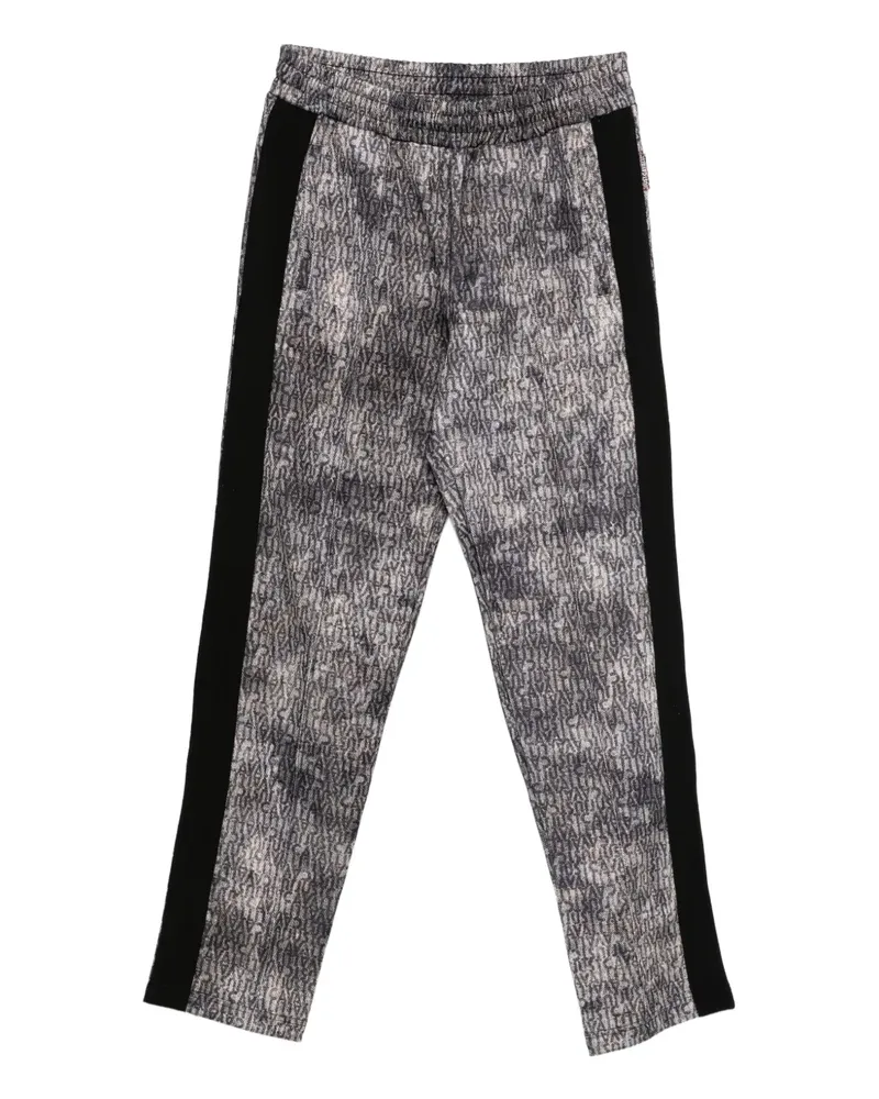 Just Cavalli Hose mit Logo-Print - Grau Grau