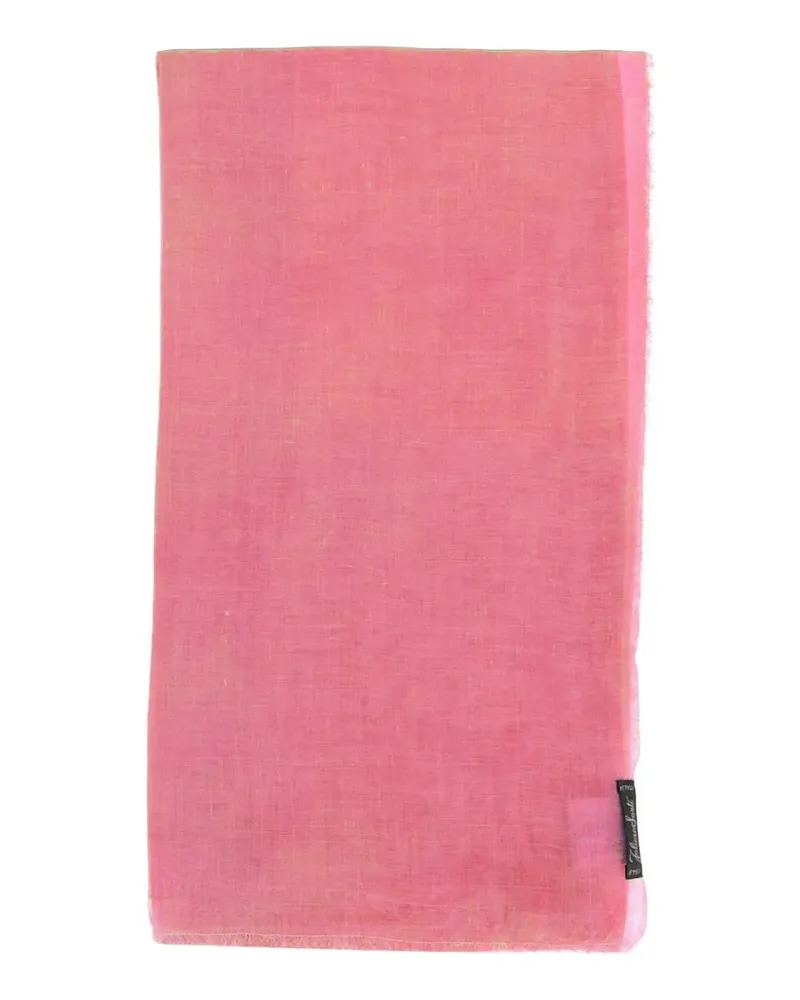 Faliero Sarti Ausgefranster Schal - Rosa Rosa
