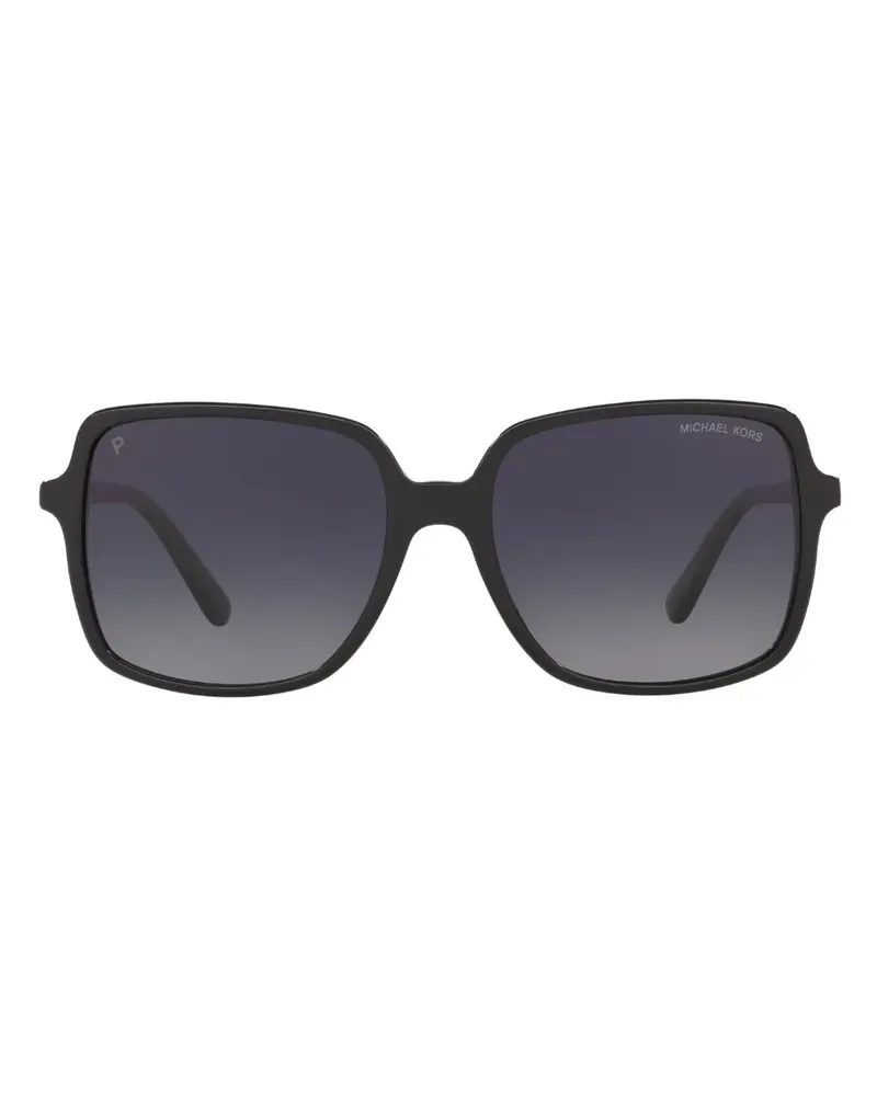 Michael Kors Eckige Sonnenbrille im Oversized-Look - Schwarz Schwarz