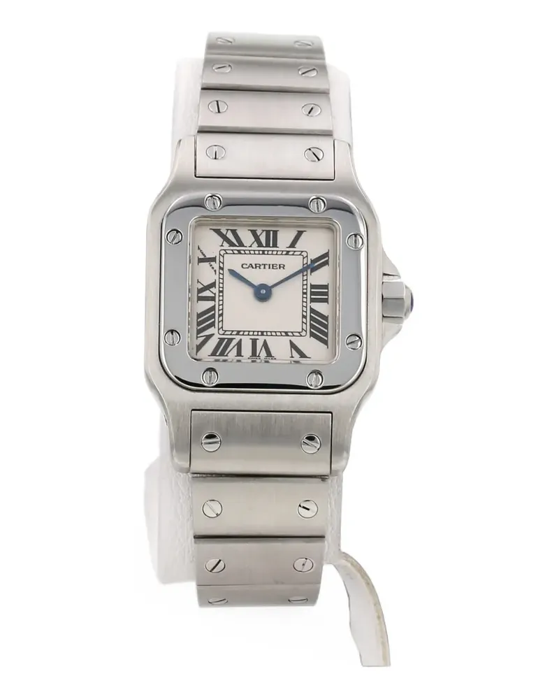 Cartier 2000s Santos Galbée Armbanduhr 24mm - Weiß Weiß