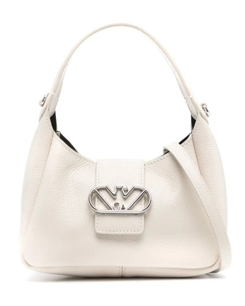 Emporio Armani Mini-Tasche mit Logo-Schild Nude