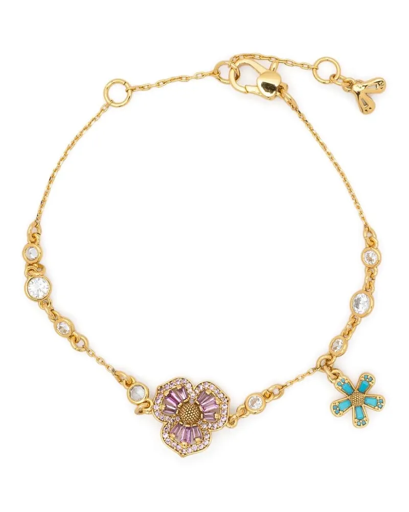 Kate Spade Fleurette Armreif mit Anhänger Gold