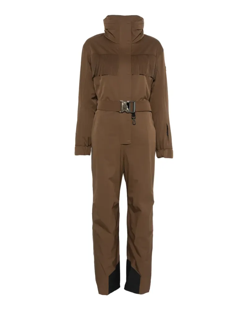 Moncler Isolierte Skijacke mit Fransen - Braun Braun