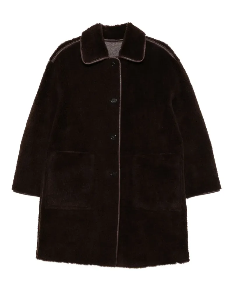 Bellerose Wendbarer Easton Mantel mit aufgesetzten Taschen - Braun Braun