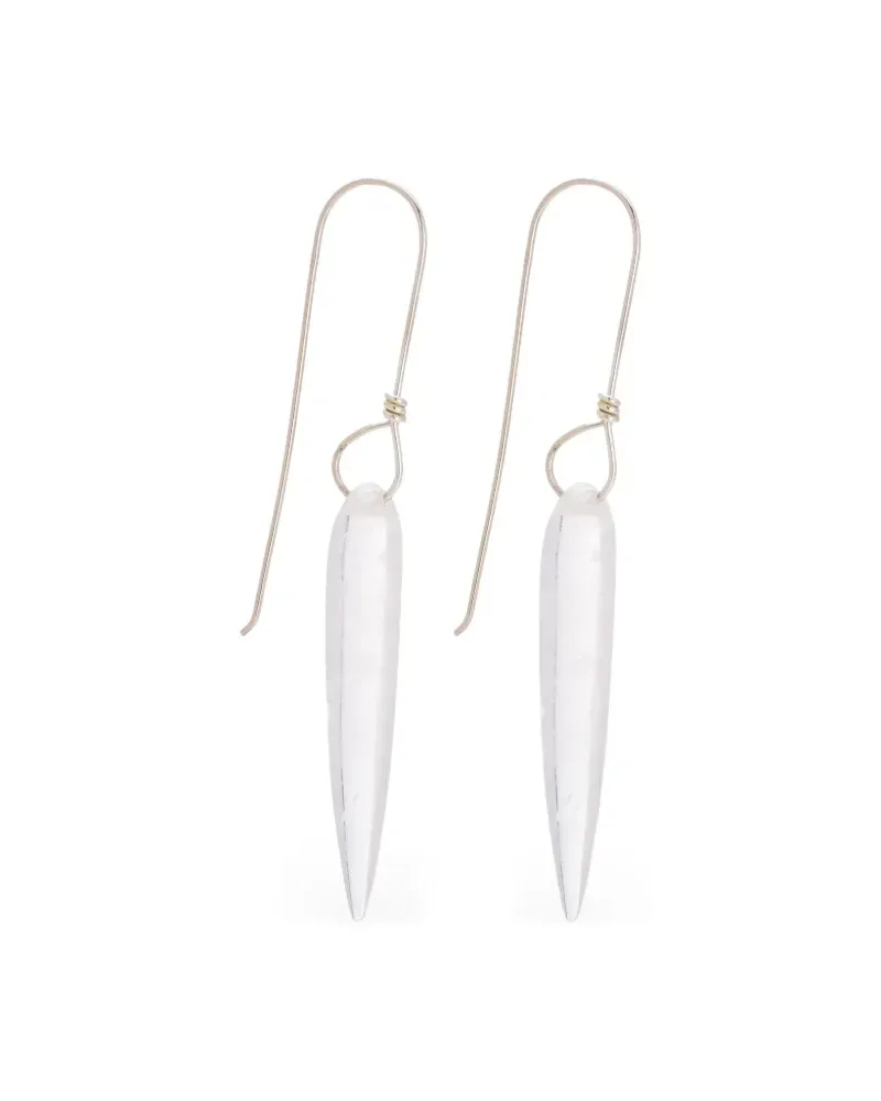 Sophie Buhai spear quartz earrings - Nude Nude