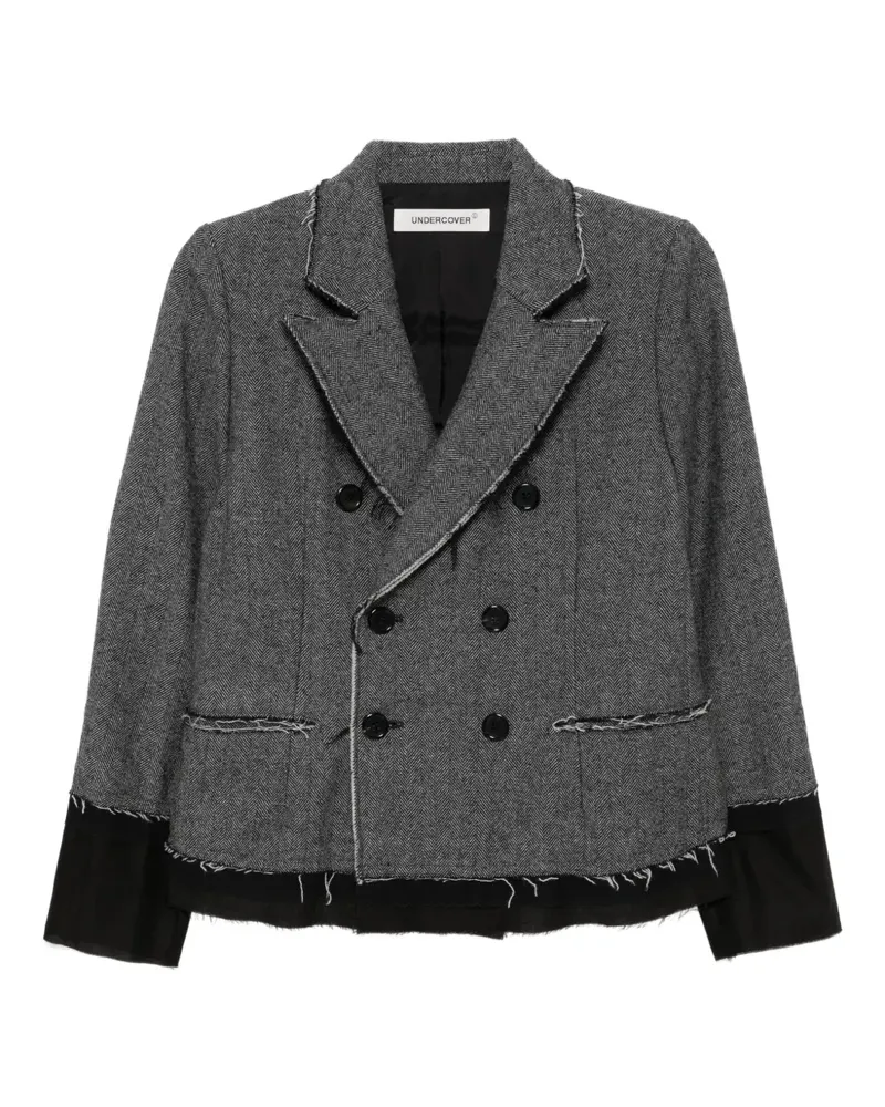 Undercover Jacke im Layering-Look - Grau Grau