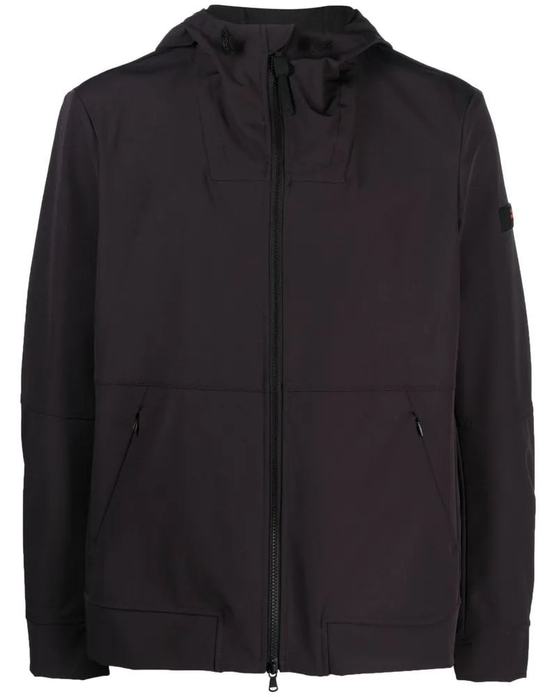 Peuterey Jacke mit Kordelzug - Schwarz Schwarz
