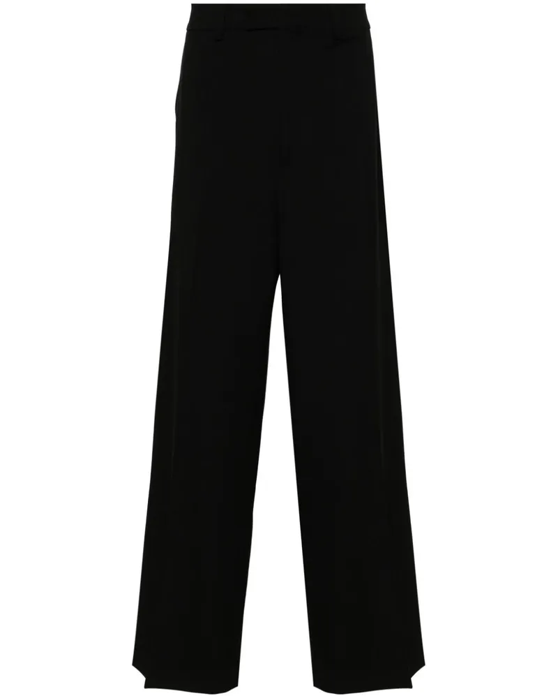 VETEMENTS Weite High-Waist-Hose - Schwarz Schwarz
