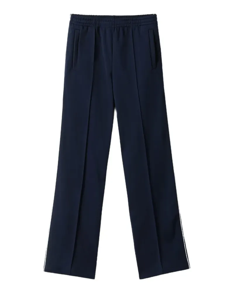 Miu Miu Sporthose mit Kontrastpaspeln - Blau Blau