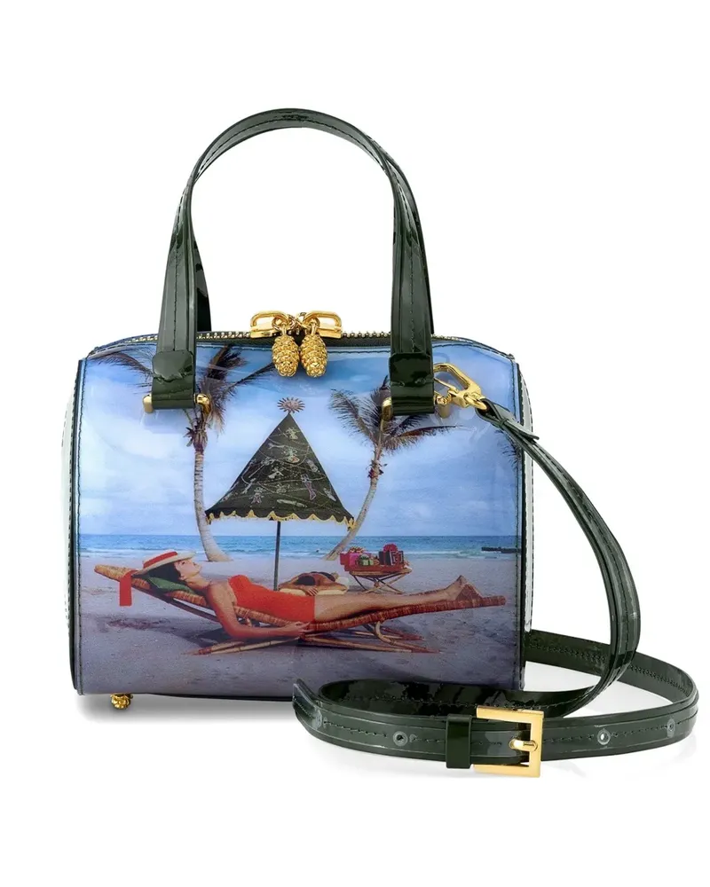 Tyler Ellis x Slim Aarons small Marilyn printed tote bag - Grün Grün